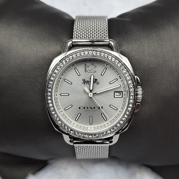 Coach Women's Tatum Watch/Silvertone mesh bracelet - Picture 1 of 10